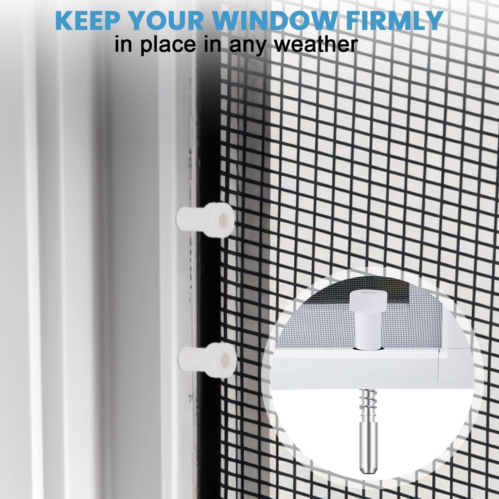 Snapklik.com : 12 Pack Window Screen Plunger Pins, Aluminum Alloy ...