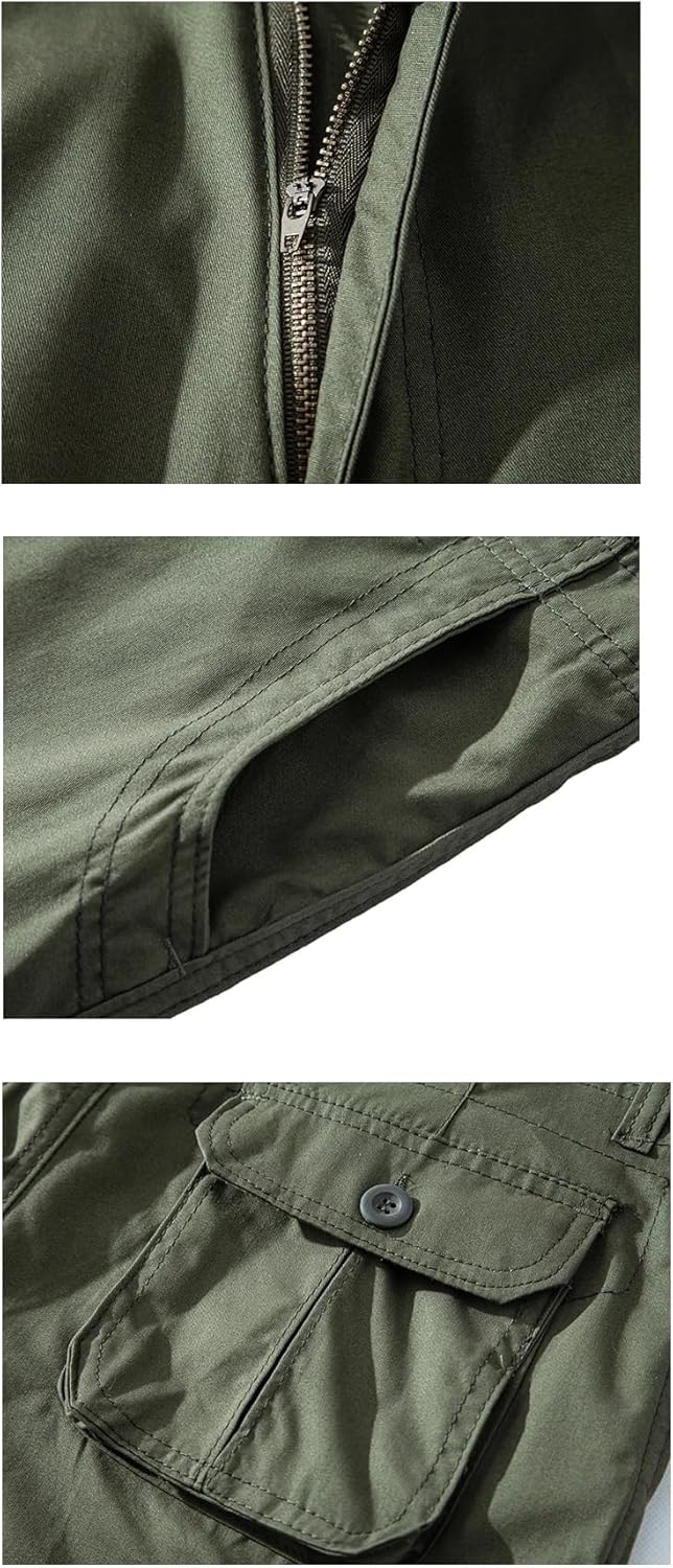 Men's Sports Cargo Shorts Pants Big Size Half Pants Cotton Loose Straight Running Gym Shorts