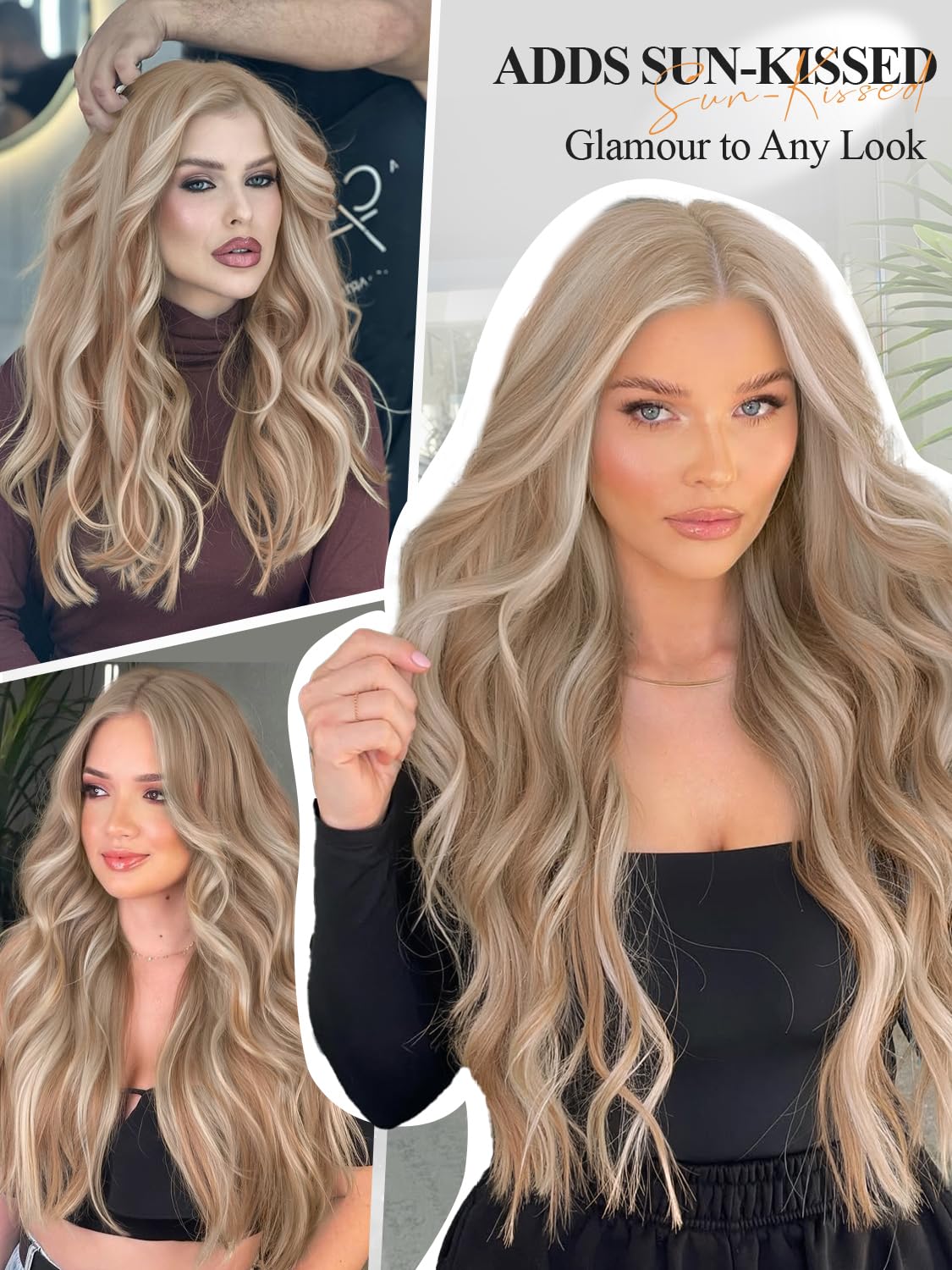 Amazon.com : PU Hole Weft Hair Extensions Seamless Weft  display picture 1