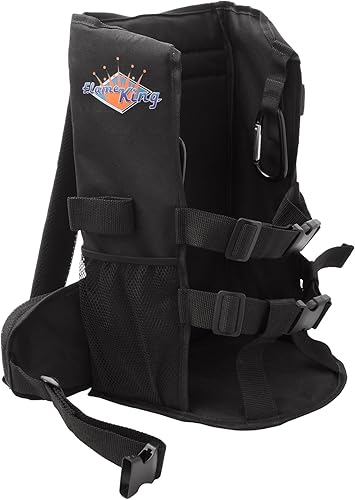 Miniatura 2 de Flame King Mochila portadora de tanque de propano para cilindro de 5 o 10 libras y antorcha de malezas