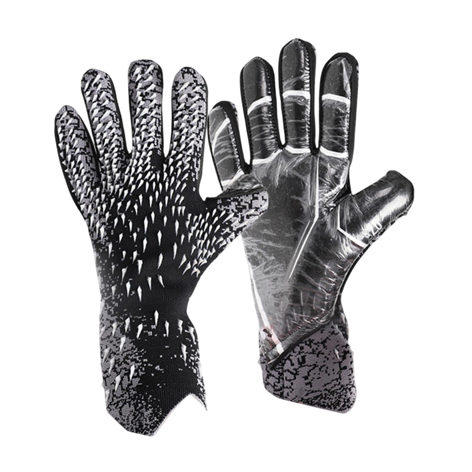 THE STYLE SUTRA Goalkeeper Gloves Thickened Anti Slip Soccer Gloves for Outdoors Team Sports White Size 10-image-19
