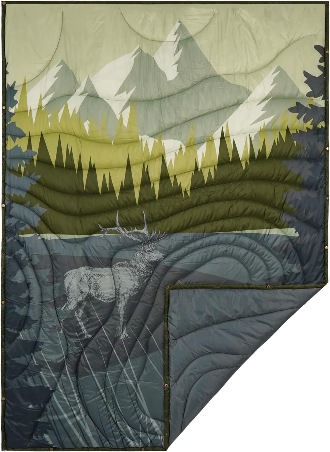 Yizheer Sunset Printed Camping Blanket,Lightweight Down