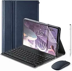 Kit Capa para Xiaomi Redmi Pad SE 11', com Teclado, Mouse e Película de Vidro