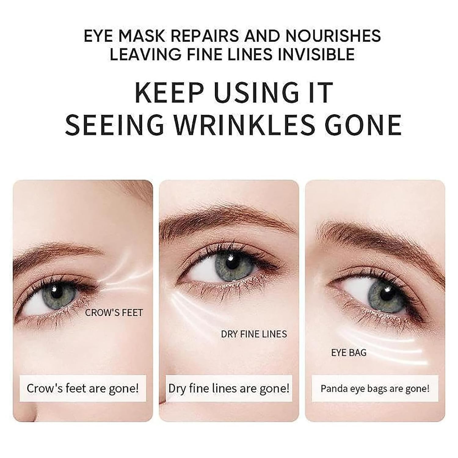 MapD 24k Gold Under Eye Patches (60 PCS) eye mask, Collagen Skin Care Products, Eye Patches for Puffy Eyes masks for dark circles, Wrinkles and puffiness, Revitalises and Refreshes Your Skin 4