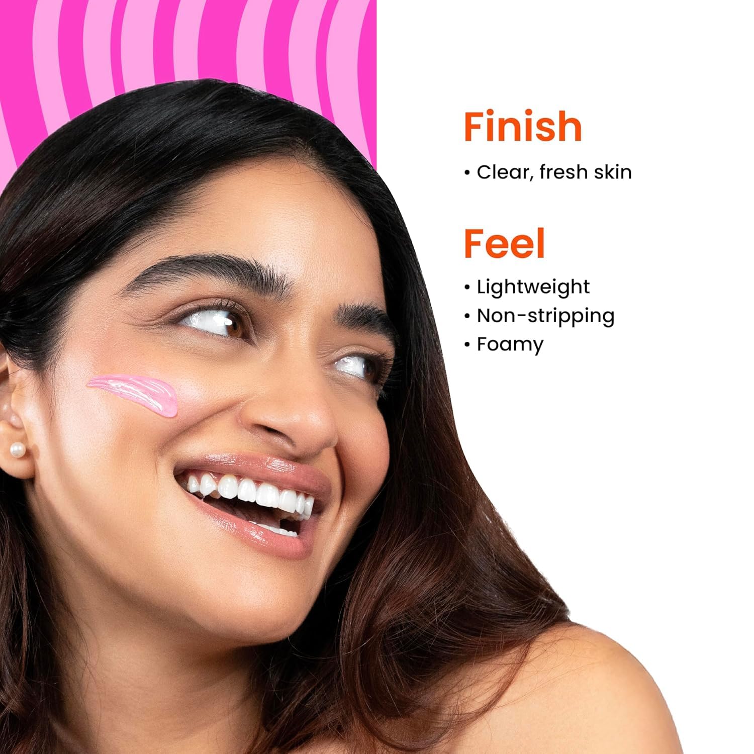 Fox:tale Oil and Acne Control Face Wash | 2% Salicylic Acid + Niacinamide + Cica + Hyaluronic Acid | Fights Acne, Fades Marks, Controls Oil, Soothes Skin | Non-Drying Cleanser for Oily Skin