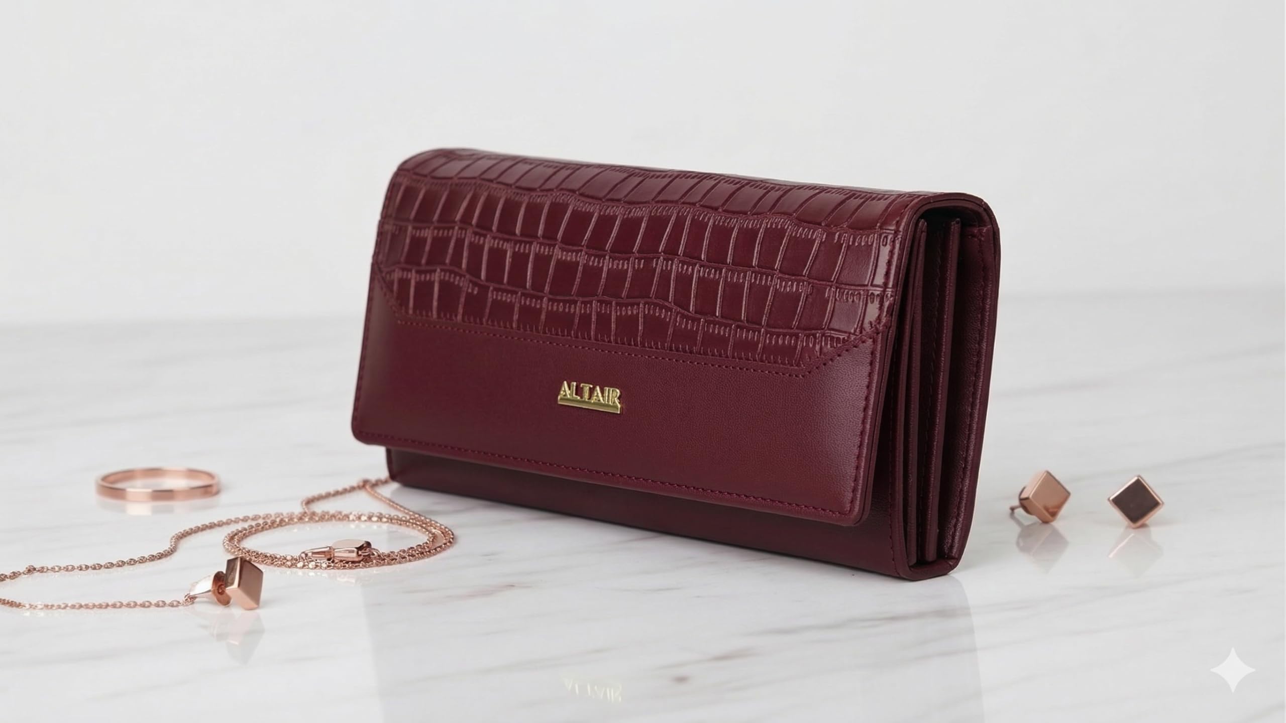 Ladies Leather Wallet for Women with Zip Pocket, Multiple Card Holders and Phone Pocket | Multipurpose Hand Purse Birthday Gift for Women (Brown)-image-44