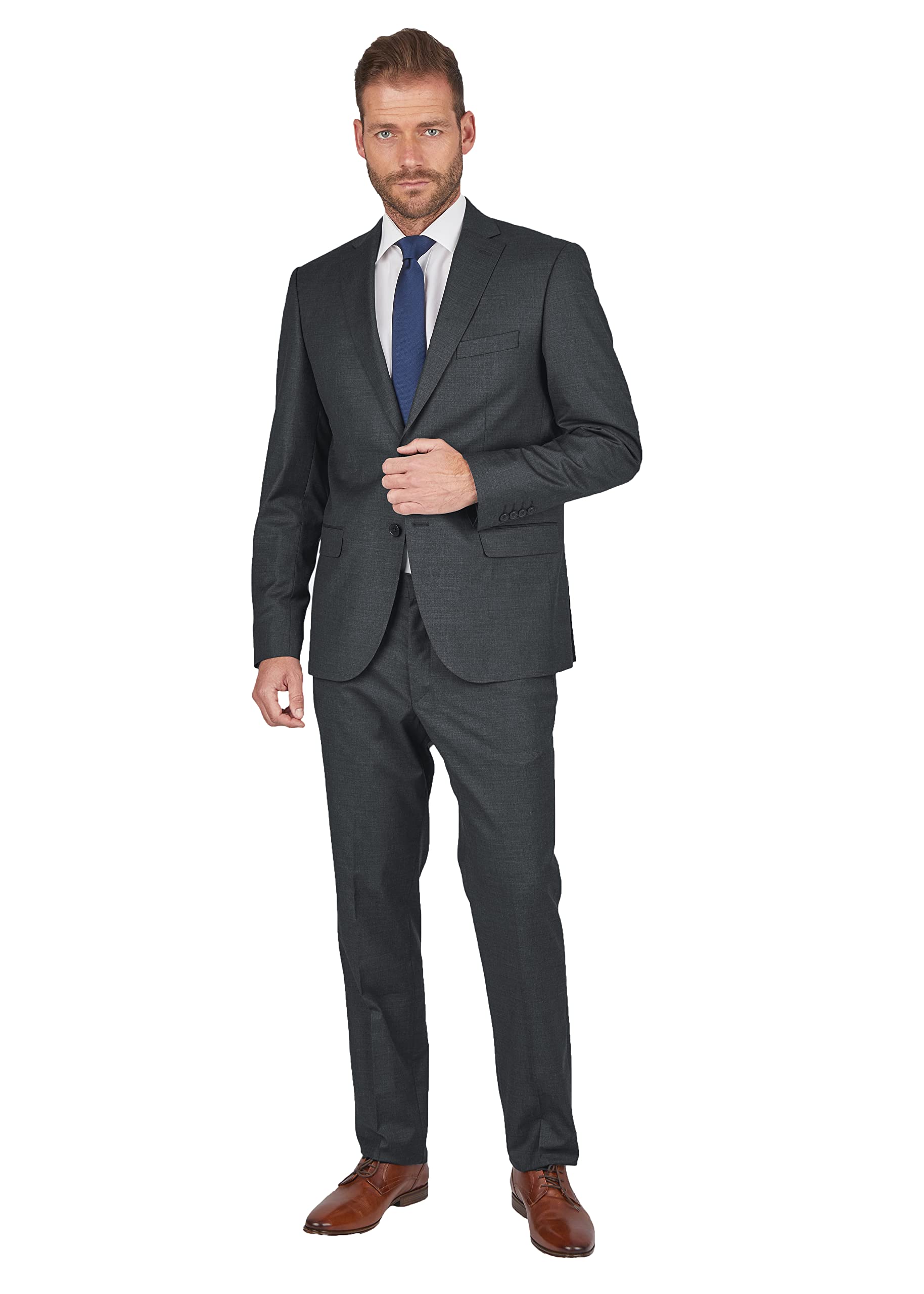 Steffen Klein Herren Anzug - Regular Fit - Zweiteiler Business Anzug - Elastischer Komfort - Klassischer Schnitt