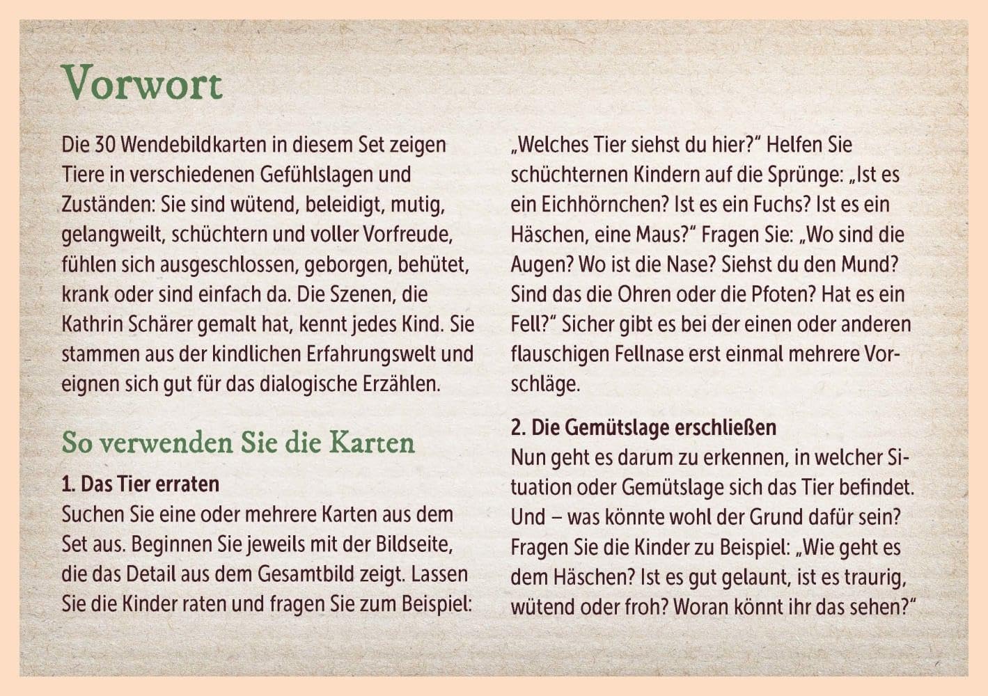 Da sein. Was fühlst du?: 30 tierische Wendebildkarten zu Gefühlen und Empfindungen. Stimmungen benennen und den Umgang mit Emotionen in ... in Kindergarten und Grundschule)