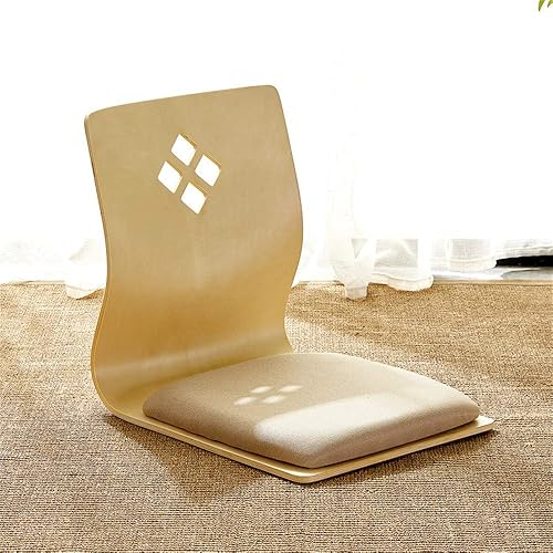 Silla de respaldo Tatami Silla de cama Dormitorio Dormitorio Silla perezosa Silla sin patas Japón y Corea del Sur Silla de ventana de la bahía Silla