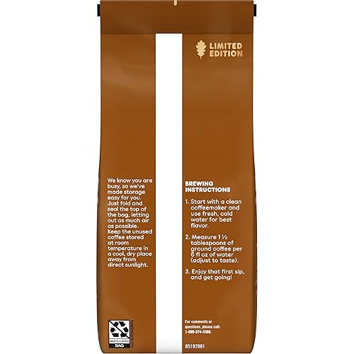 Vista 19 de Dunkin' - Café molido Caramel Me Crazy con sabor a caramelo, 11 onzas