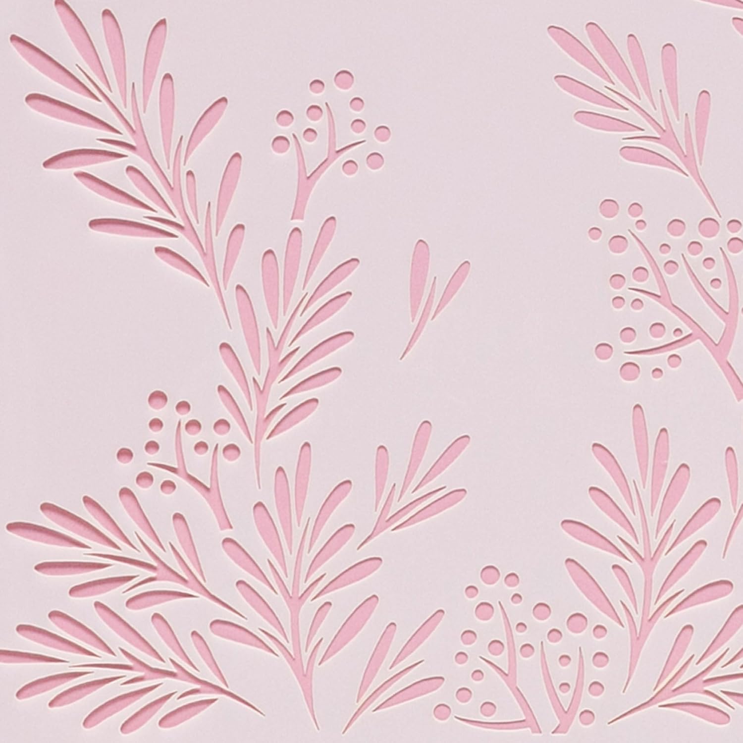Lacupella Holiday Cake Decorating Stencil for Christmas New Year and Seasonal Celebration (Halle)