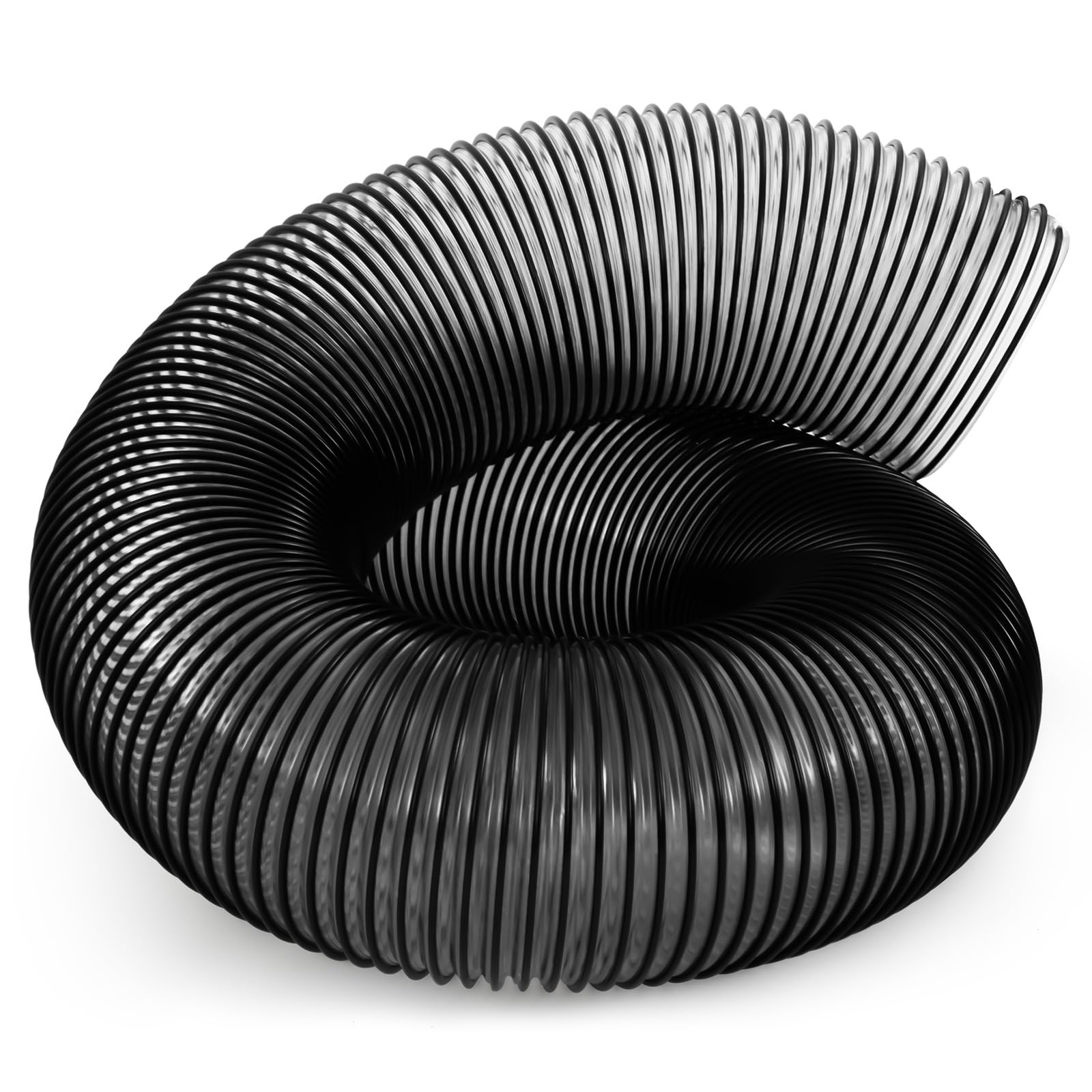 Pangda 10 Inch 12 Feet Lawn Vacuum Hose PVC Lawn Vac Hose Replacement