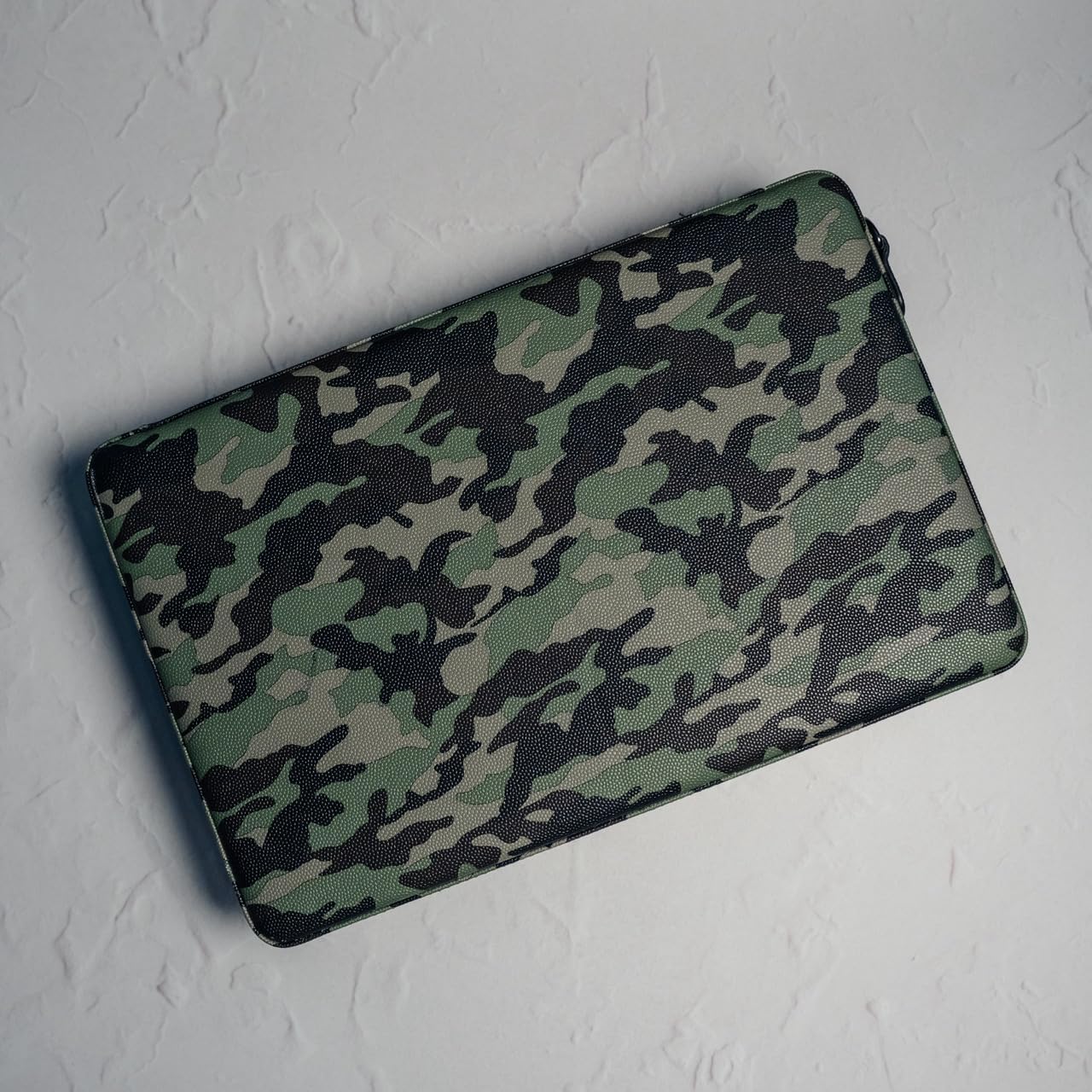 Camo Leatherette Backgammon Carry Case by Italfama - Travel Case for 2 Players, Made in Italy by Italfama, 28cm Closed, Ages 14+