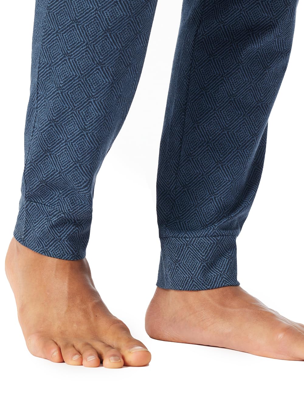 Schiesser Herren Schiesser Herren Lange Schlafhose mit Bündchen - Mix + Relax Pyjamaunterteil
