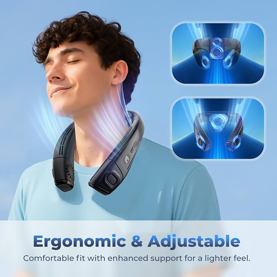 Amazon.com: Neck Fan Portable Air Conditioners Personal Fans Amazon.com: Neck Fan Portable Air Conditioners Personal Fans