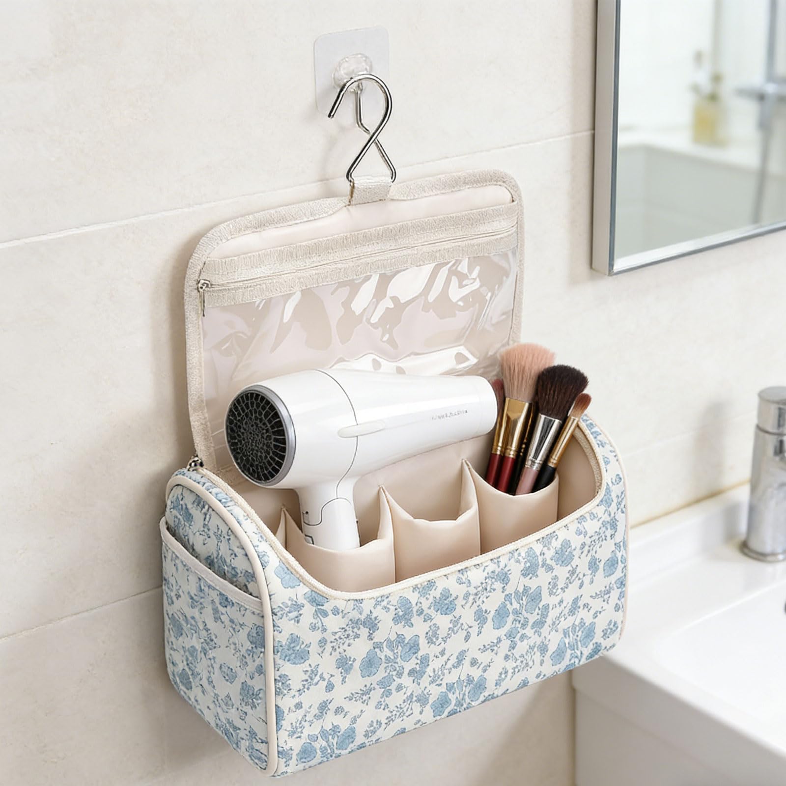 Torba podróżna na Dyson Airwrap, worek do przechowywania akcesoriów kompatybilny ze stylem Dyson Airwrap, przenośny organizer na kosmetyki