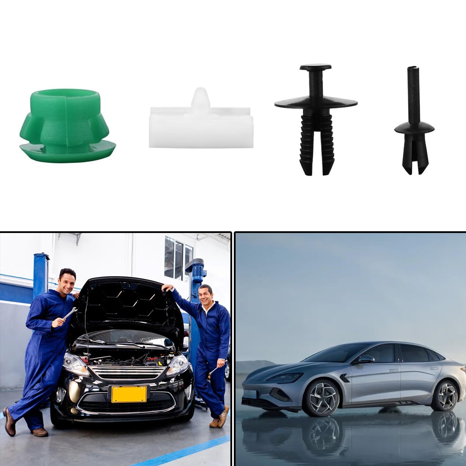 20 stuks zijdrempelclips-kit, sierlijsten, compatibel met BMW 3-serie E36, 316i, 318i, E46, E90, deurpanelen, bevestigingsclips, vaste klinknagelset 51711932996, 551008, 0141033, 51118174185