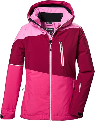 killtec Niñas Chaqueta de esquí/chaqueta funcional con capucha y protección cont