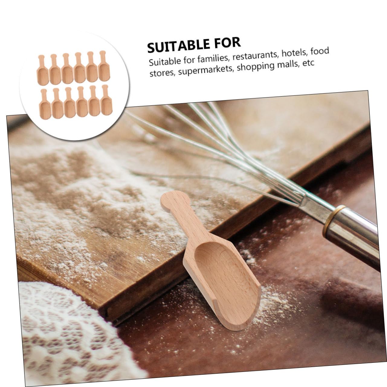 Amosfun 48 Piezas Cuchara De Madera De Haya Pequeñas Cucharas De Sal Mini Cucharadas Cucharaditas Duraderas Pequeño Para Tarro Minicuchara De Hielo Cucharas De Té Multiusos Mini Primicia