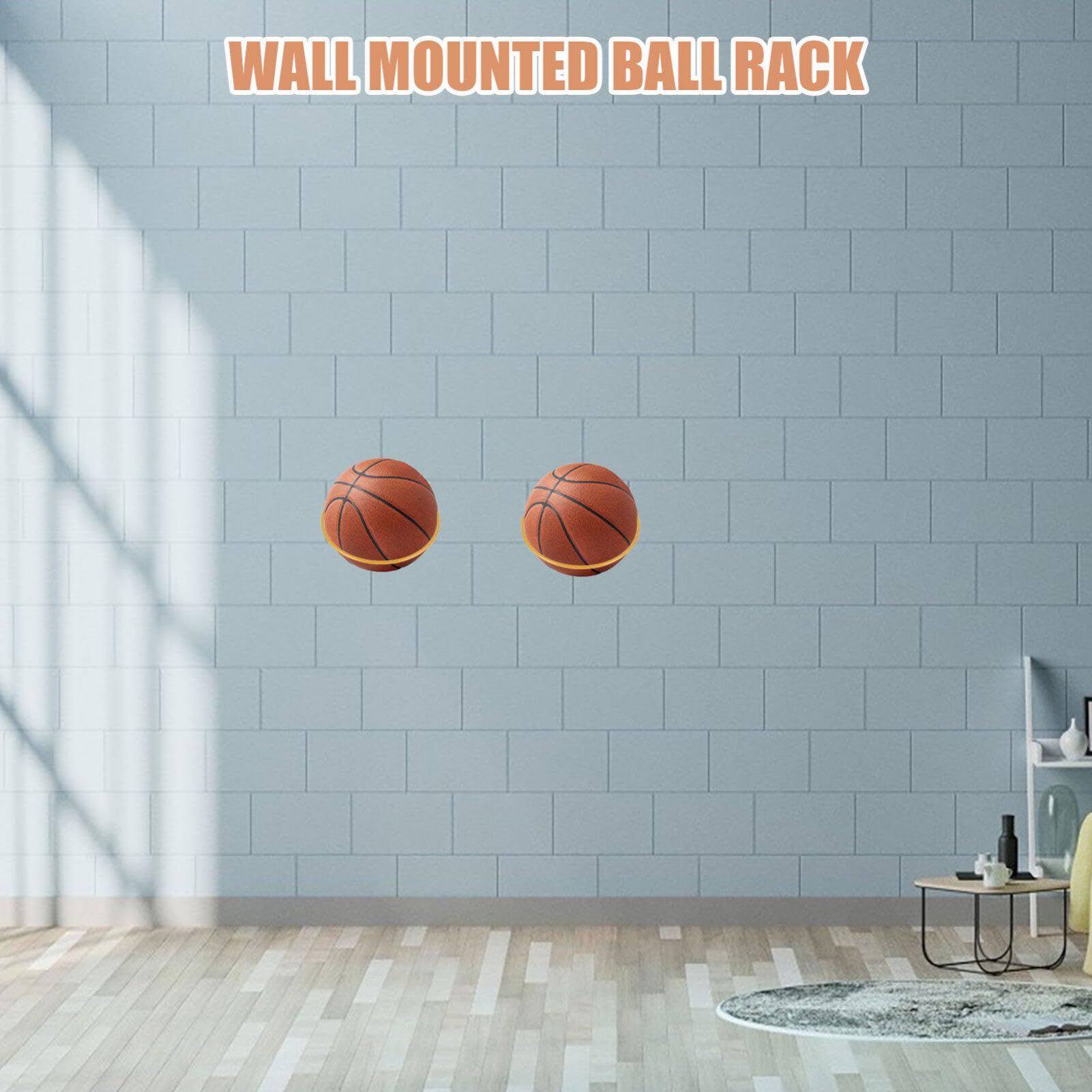 4stücke Teiliges Wandmontage Für Basketball Und Fußball Multifunktionaler Ballhalter Aus Robustem Für Praktische Aufbewahrung Und Präsentation Von Sportbällen Zuhause Büro