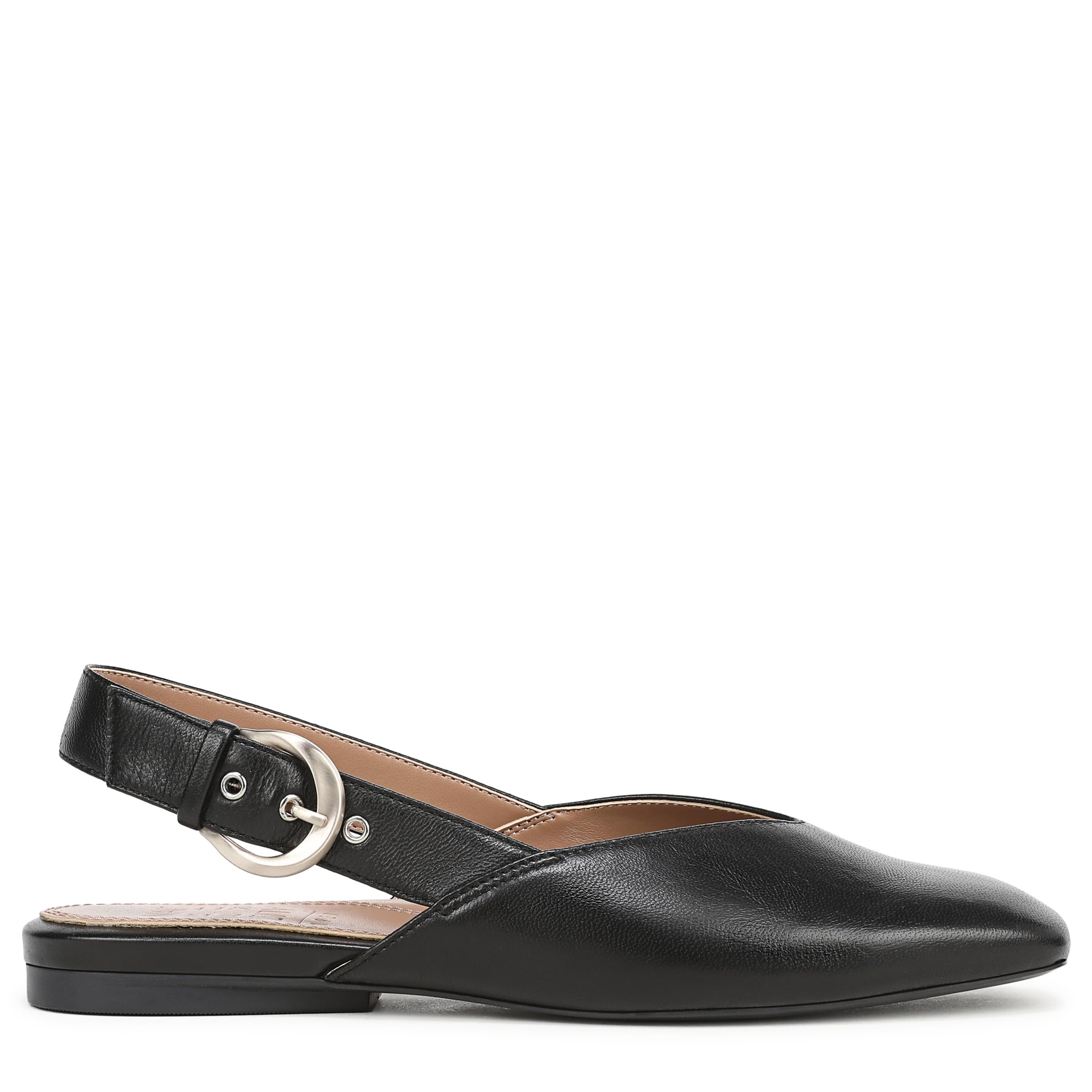 Naturalizer Zapatos de Mujer con Cristales, Piel Negra, 5 UK Wide