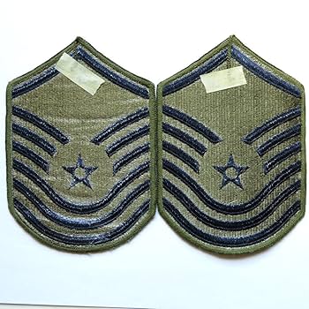Amazon.co.jp: 米軍実物 アメリカ空軍 上級曹長 階級章