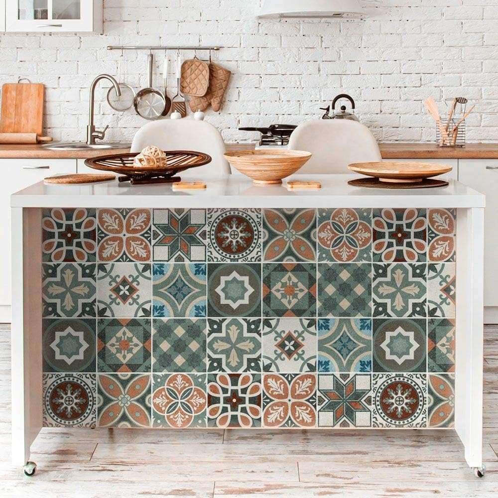 kina - RA0227 Pellicola Adesiva per Mobili e Pareti Antigraffio Impermeabile Adesivi Murali Carta da Parati Piastrelle PVC per Muro Elettrodomestici Cucina Bagno - misura 40x200 cm