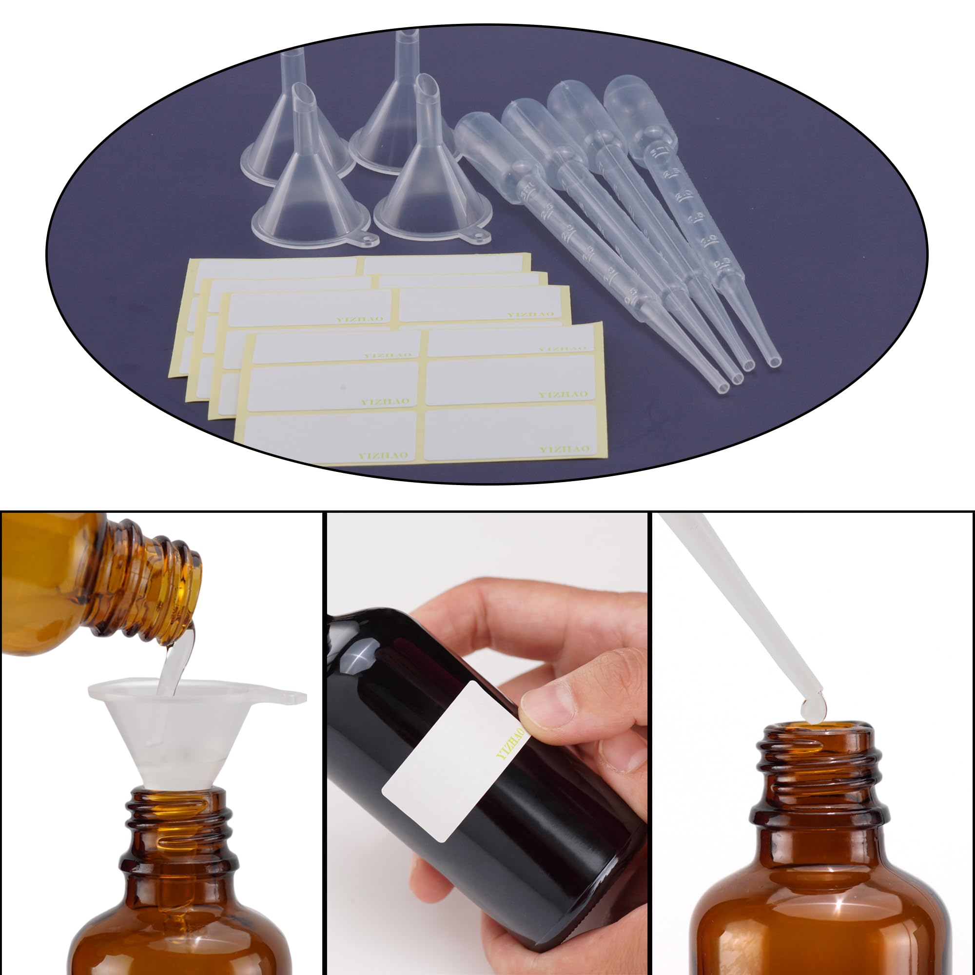12er Set Transparente Glasflaschen Mit Schraubverschluss – 15 Ml, Ideal Für ätherische Öle, Cremes & DIY-Kosmetik