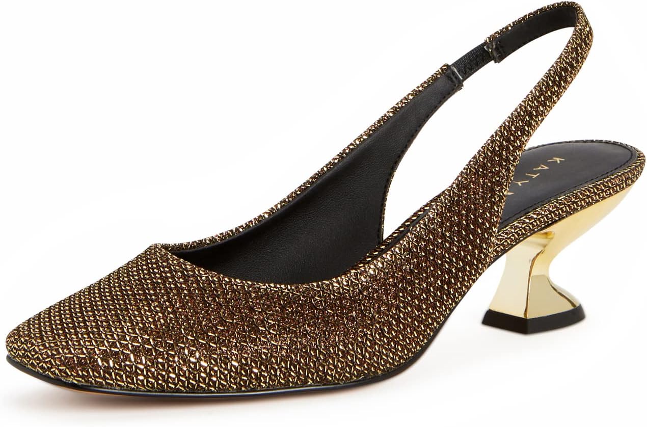 Katy Perry Women's The Laterr Sling Back Pump, Gold, 6.5