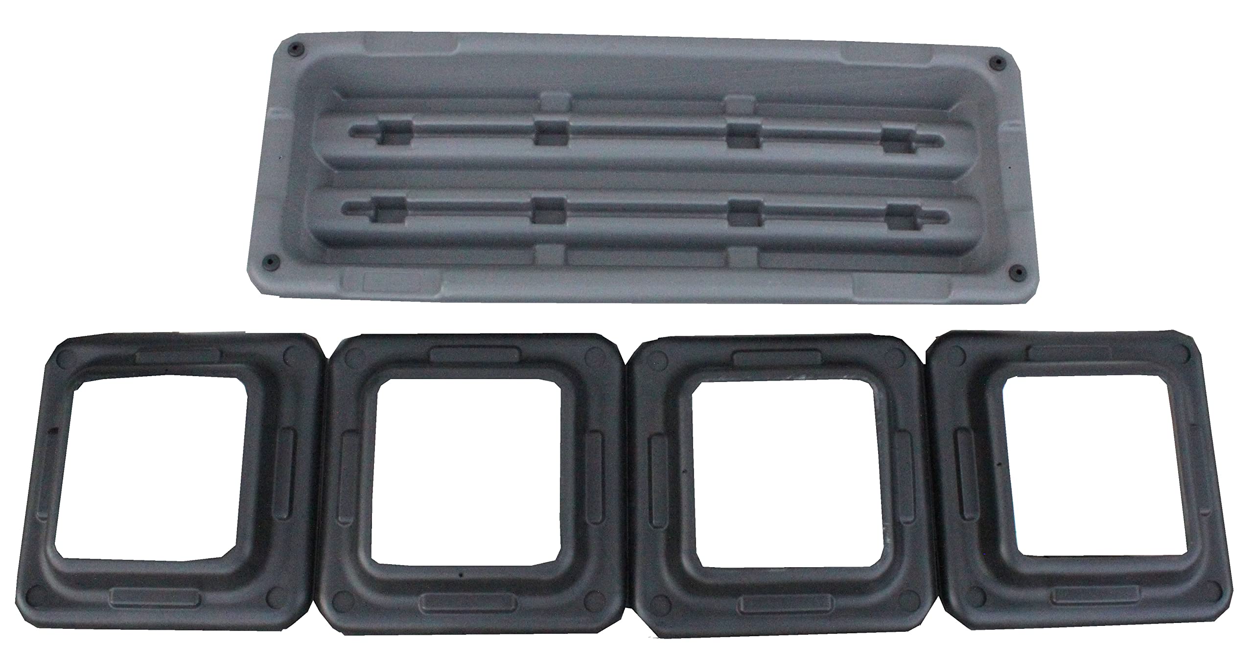 LISARO Aerobic Stepper XXL, Fitness Stepper, rutschfeste Heimfitness-Trainingsgeräte. höhenverstellbare (10/15/25 cm) Plattform, 110x42cm Stepp-Bench für Fitness, Workouts zu Hause und im Studio