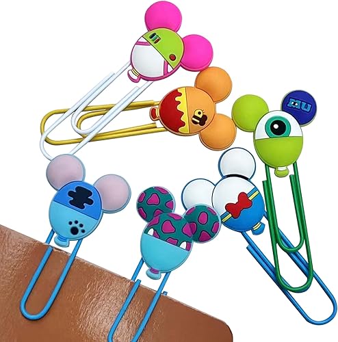 Miniatura 3 de 10 clips de papel para ratón, coloridos suministros de oficina, regalos para profesores y estudiantes, abrazadera, accesorios de escritorio,