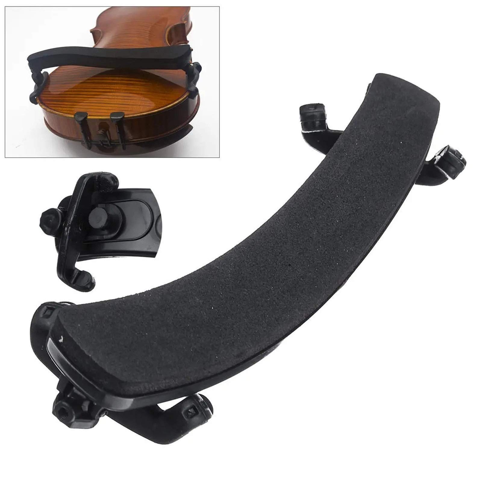 Reposamuñecas para violín, almohadilla de apoyo ajustable para violín de 1/2 3/4 4/4 violín ajustable