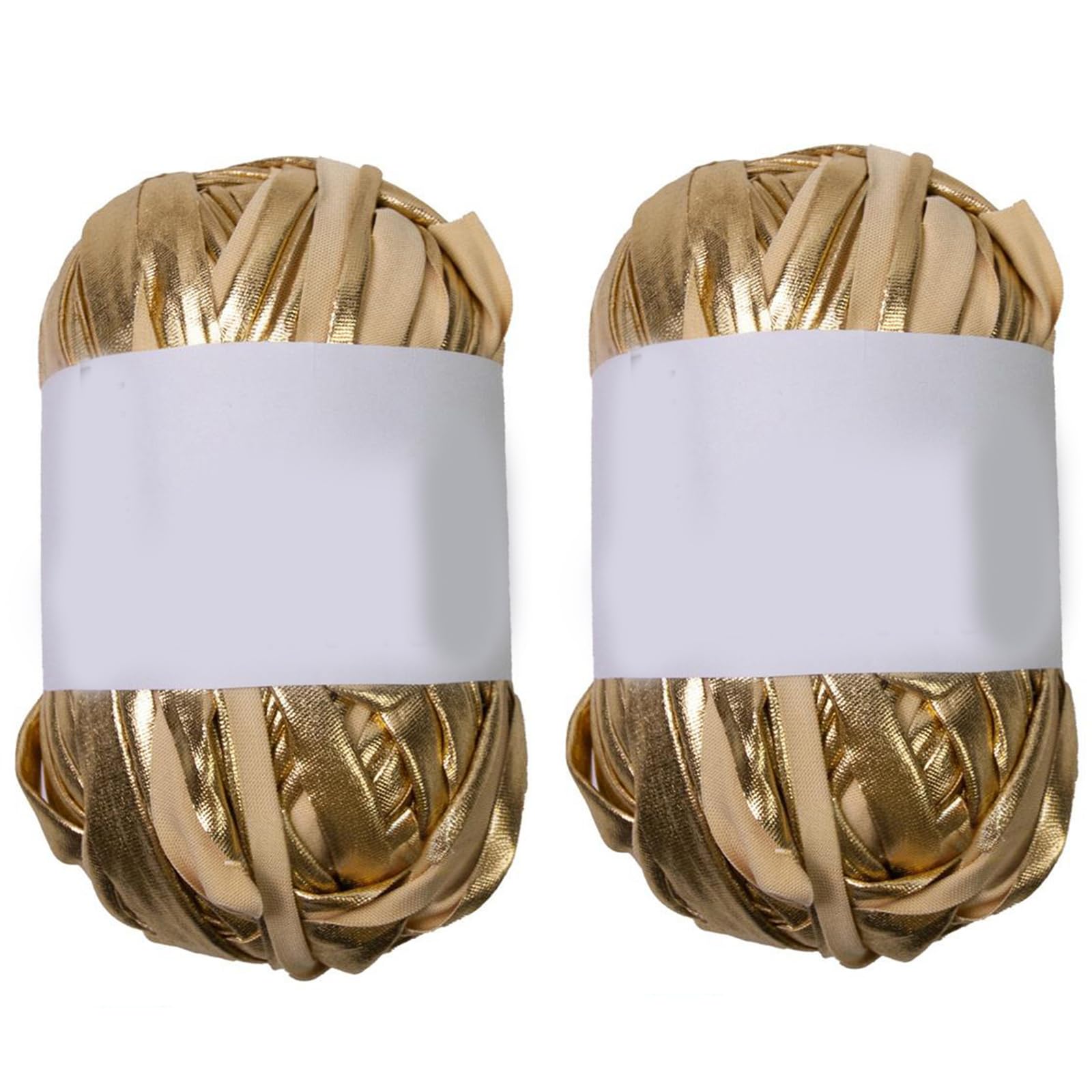 Fil à Tricoter Métallisé Polyester - 100g/rouleau (environ 40m) - Pour Crochet, Accessoires, Déco - Brillant Et Doux - 8