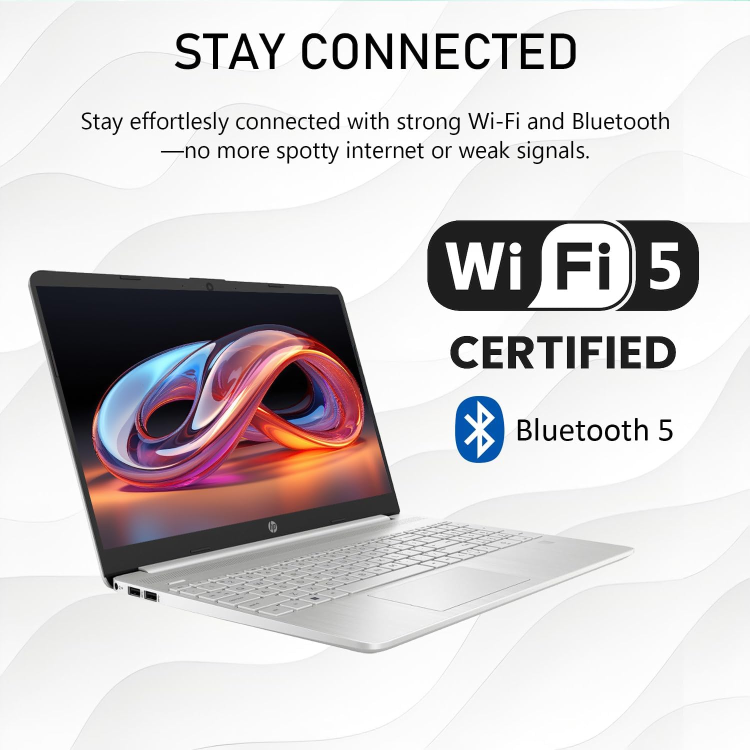 HP 15 Business Laptop with Microsoft Office | Powerful Intel Quad-Core Processor | 15.6" Anti-Glare LED Display | 8GB DDR4 RAM | 512GB M.2 SSD | Wi-Fi 5 | Windows 11 Pro | WOWPC USB