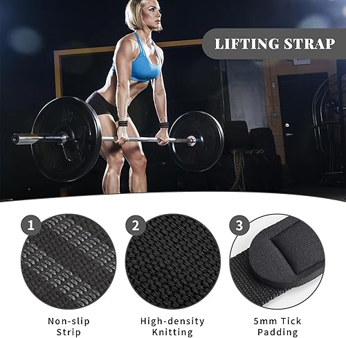 Miniatura 5 de Juego de almohadillas para pesas, 10 almohadillas para pesas para sentadillas y estocadas, con 2 correas de tobillo de entrenamiento, 2 correas de