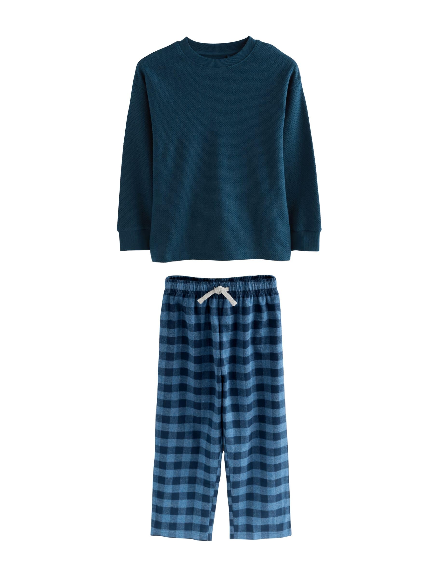 NEXT Jungen Karierte Pyjamas aus Webstoff im 2er-Pack 98-176