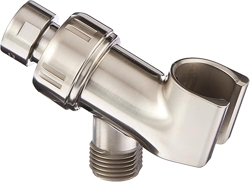 American Standard 8888096.295 Soporte de brazo para cabezal de ducha de mano, níquel cepillado