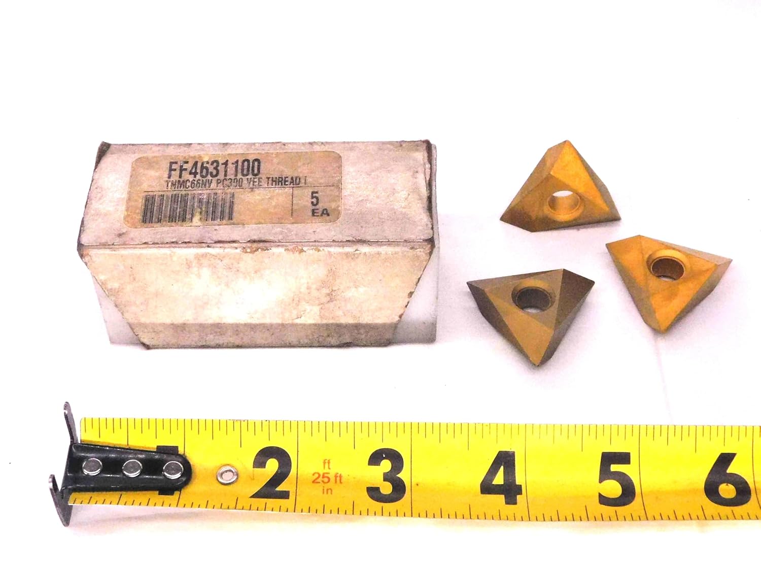 3pcs New TNMC66NV PC300 TiN Coated Carbide Threading Inserts INDEXABLE Tooling - MW1549CM4