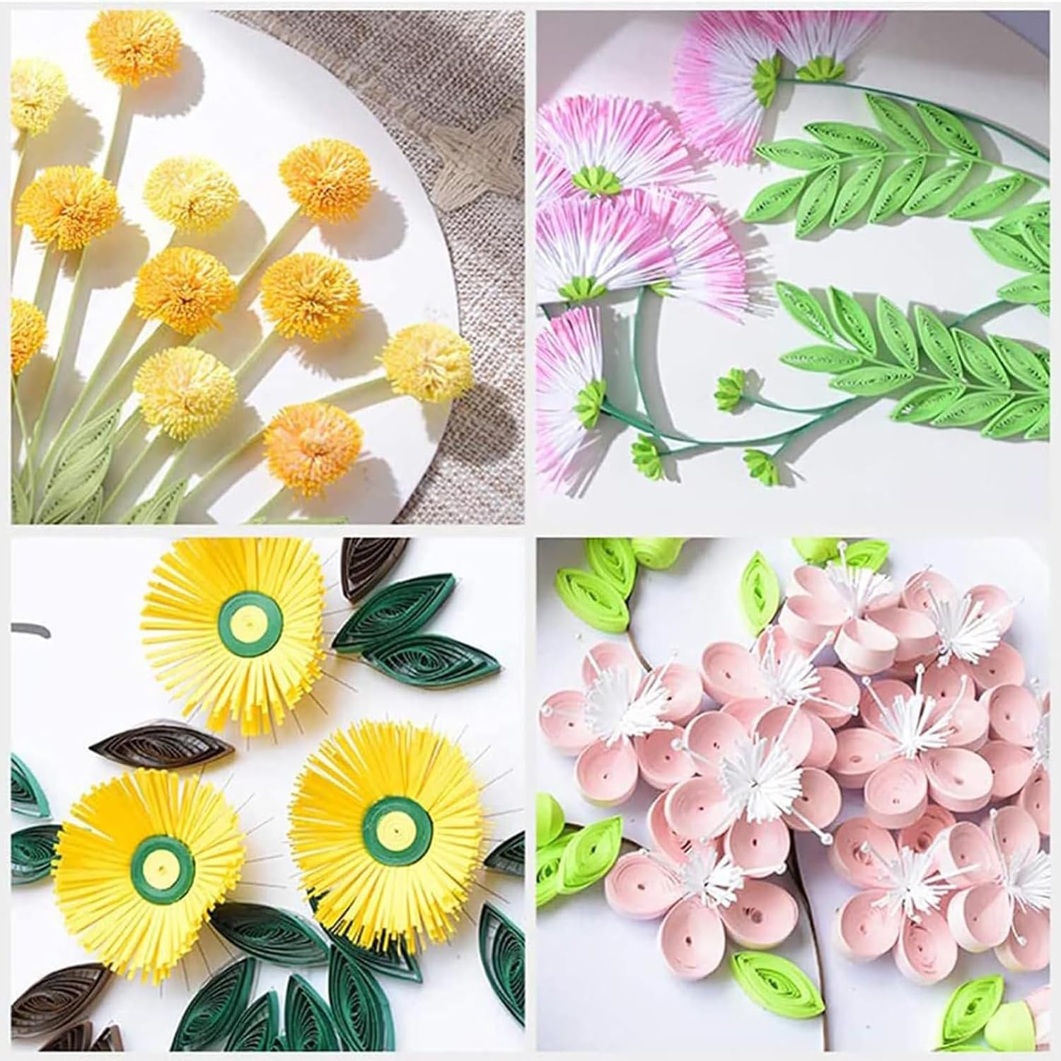 Manual Paper Quilling Kit, Manual Quilling Fringer Machine, with 0.3~4mm Adjustable Fringe Width, with DIY Roller Quilting Tools & Paper Quilling Pen, DIY Paper Fringed Flower Roll Paper Flower Maker