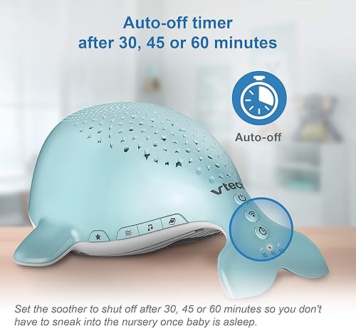 Miniatura 9 de VTech Communications BC8312 Wyatt The Whale Storytelling - Chupete de dormir para bebé con una máquina de sonido de ruido blanco con 10 historias,