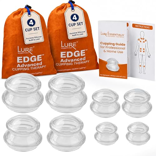 Silicone Cupping Set, Cupping Kit for Massage Therapy and Cellulite,