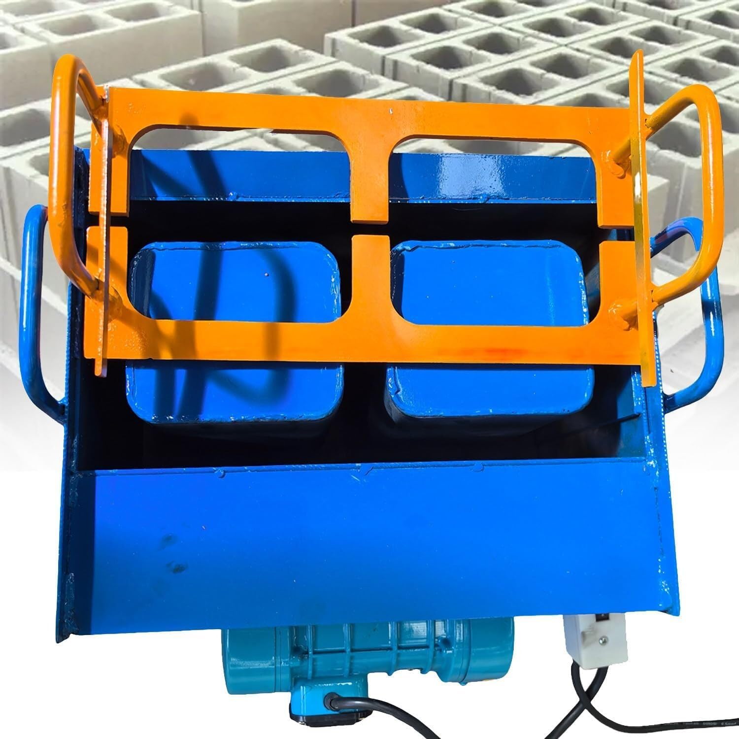 Máquina Formadora De Bloques De Cemento De Alta Presión, Rápida, 30 Ladrillos/Hora, Múltiples Moldes, Ideal para Uso Doméstico, Presión De 23 Kn, Tiempo De Producción Rápido De H1