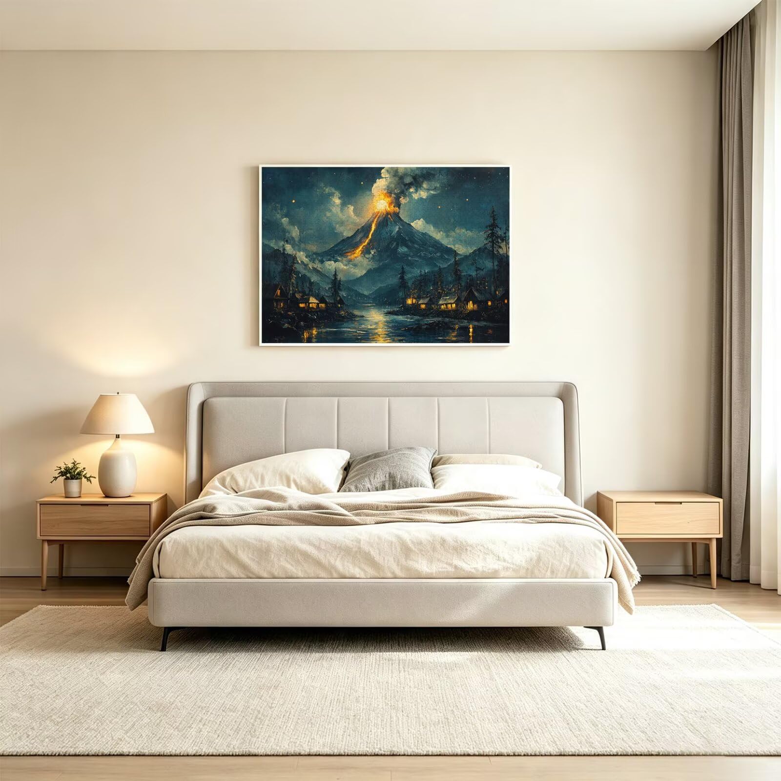 Puzzle 3000 elementów dla dorosłych, gry rodzinne, streszczenie wulkanu, n