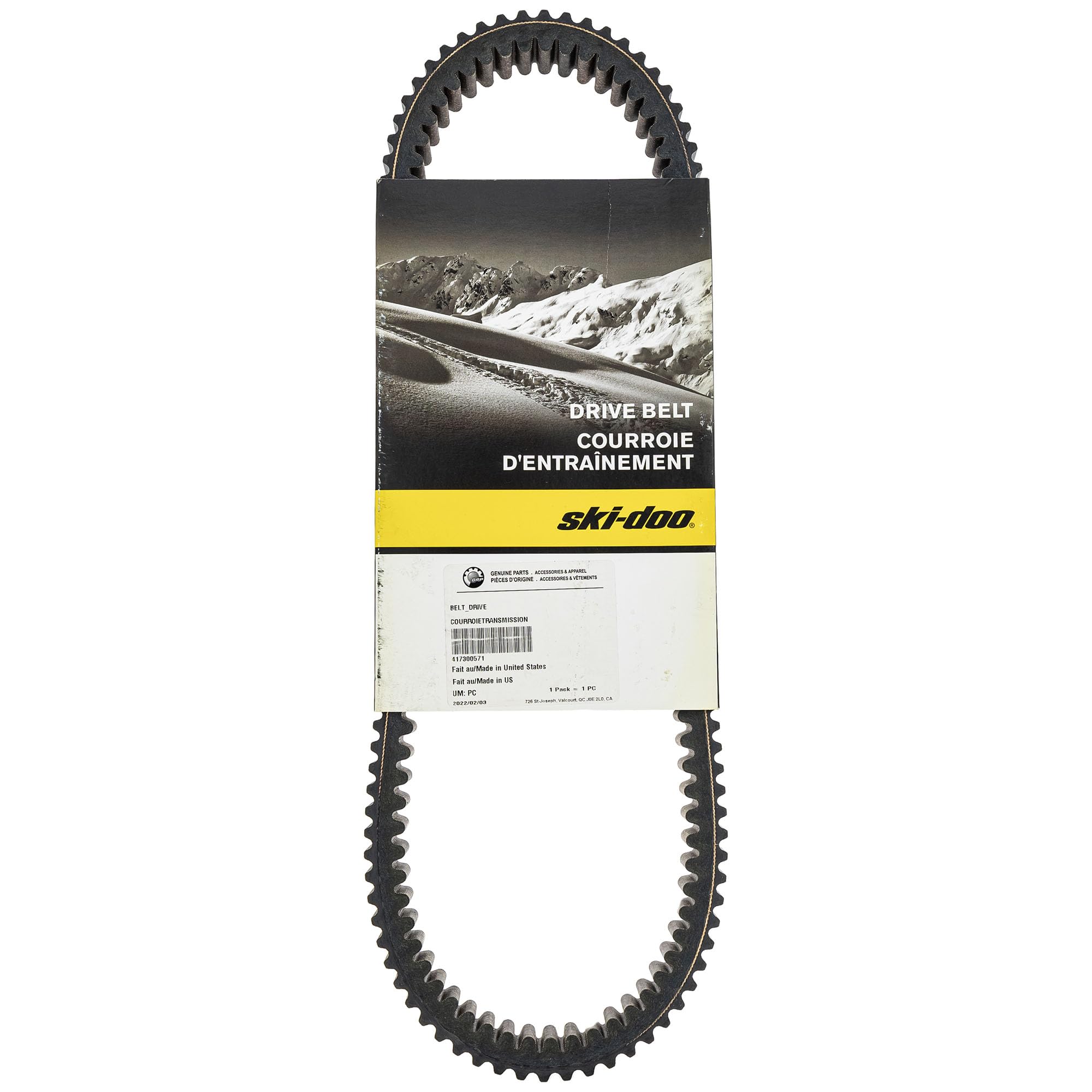 Amazon.com: Ski-Doo New OEM, Performance Drive Belt, 417300571