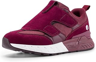 FitVille Extra Weit Walking Schuhe Damen Sportschuhe mit Klettverschluss Sneaker Bequem Laufschuhe