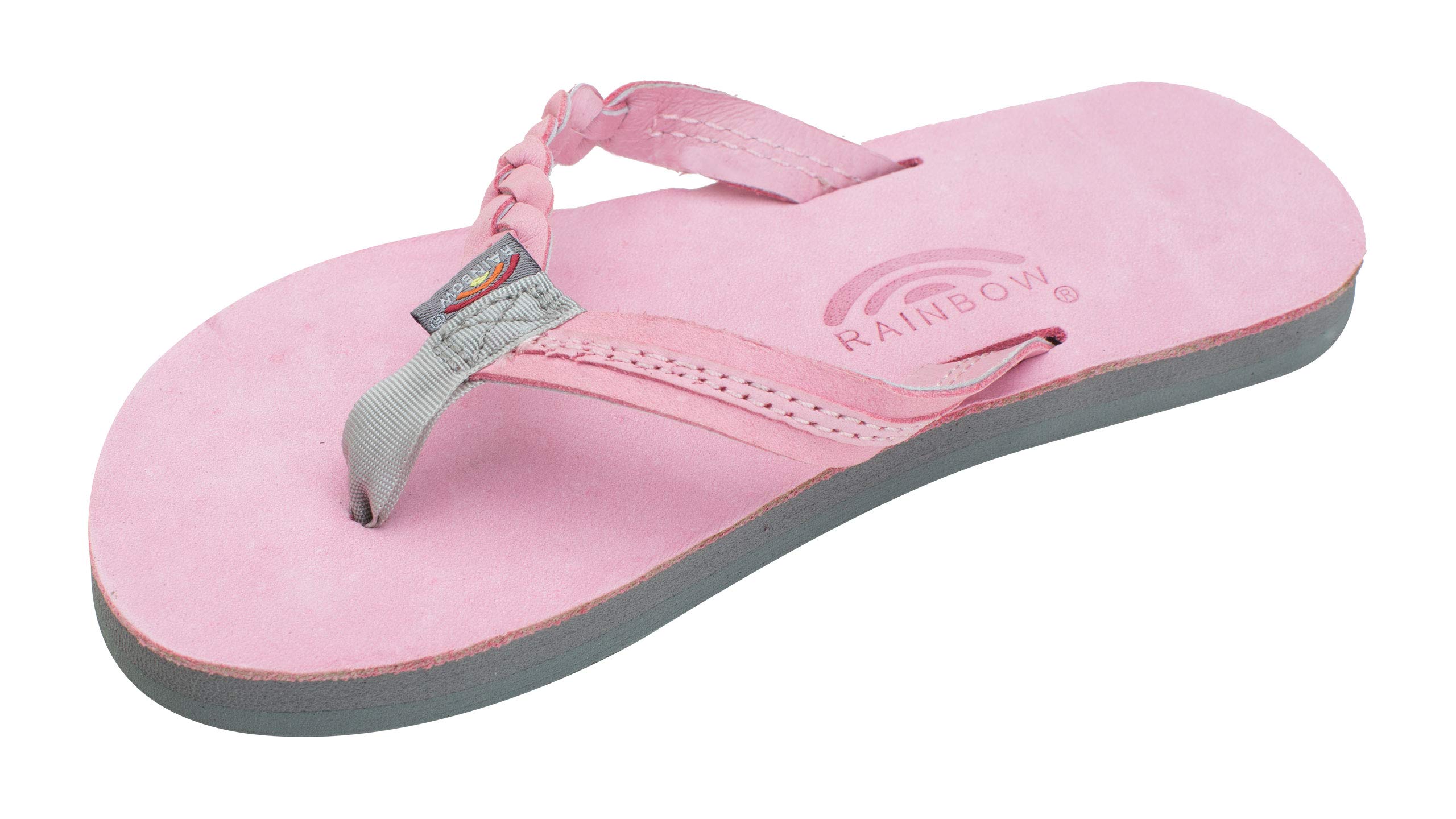 Rainbow Sandals Kid's Single Layer Premier Leather Flirty Braidy