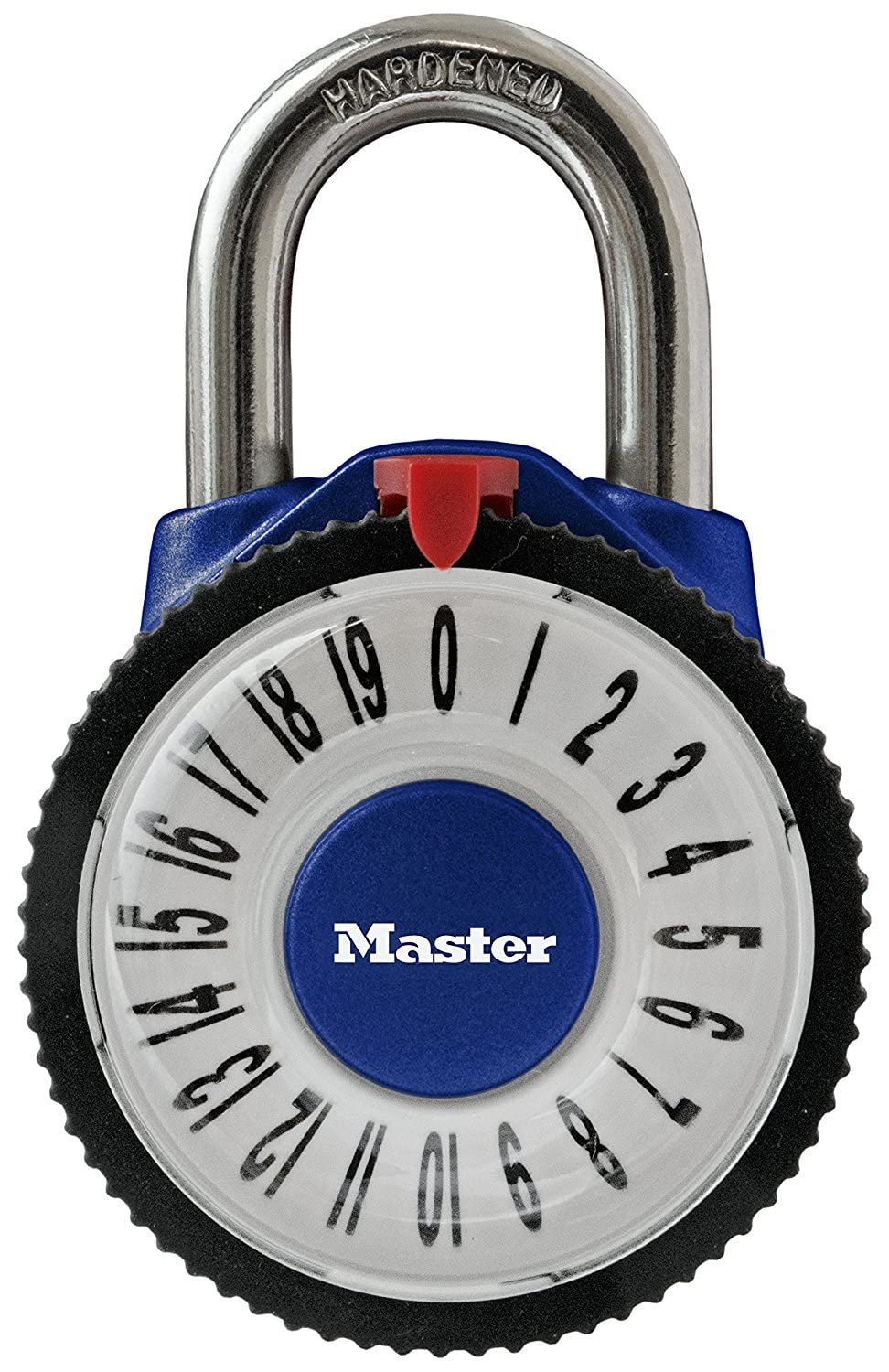 Master Lock 2.125 in. W Metal 3-Dial Combination Padlock 1 pk
