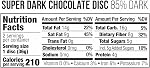 Taza Chocolate Organic Mexicano Disque 85% Noir Chocolate, Super sombre, 2.75 Ounce (12 Comte), Vegan