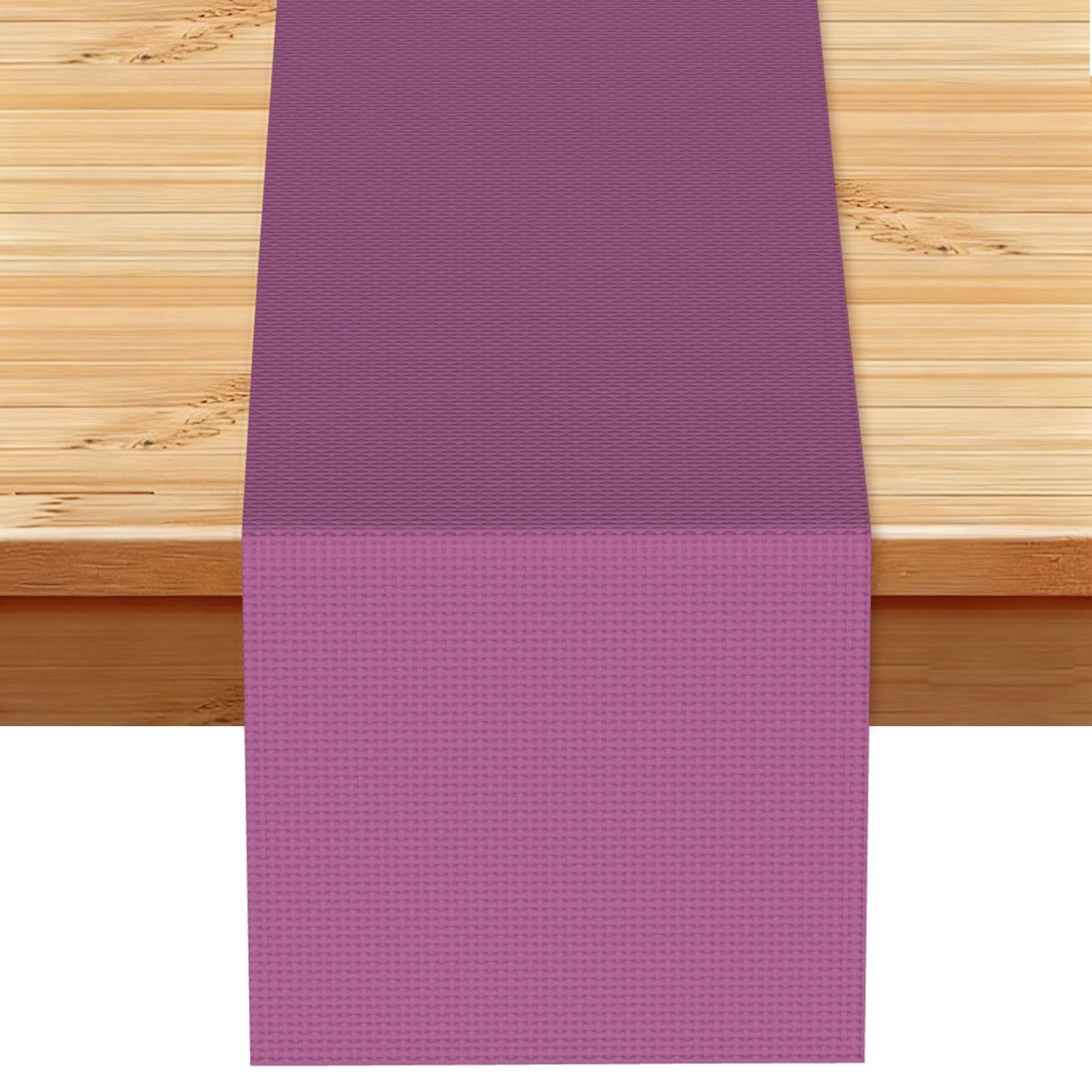 Solid color grape red Table Runner 13x72 Inch Dining Decor