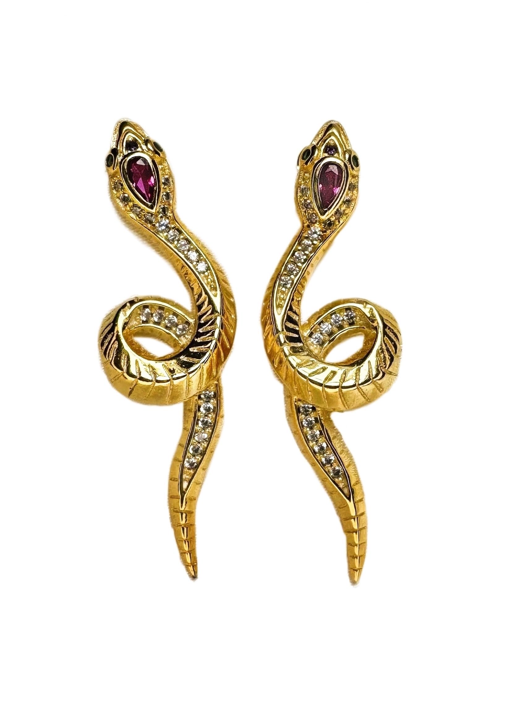 Orecchini donna in argento 925 placcati oro giallo 18K carati